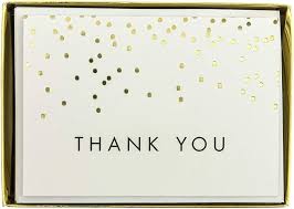 Falling Dots Thank You Boxed Cards