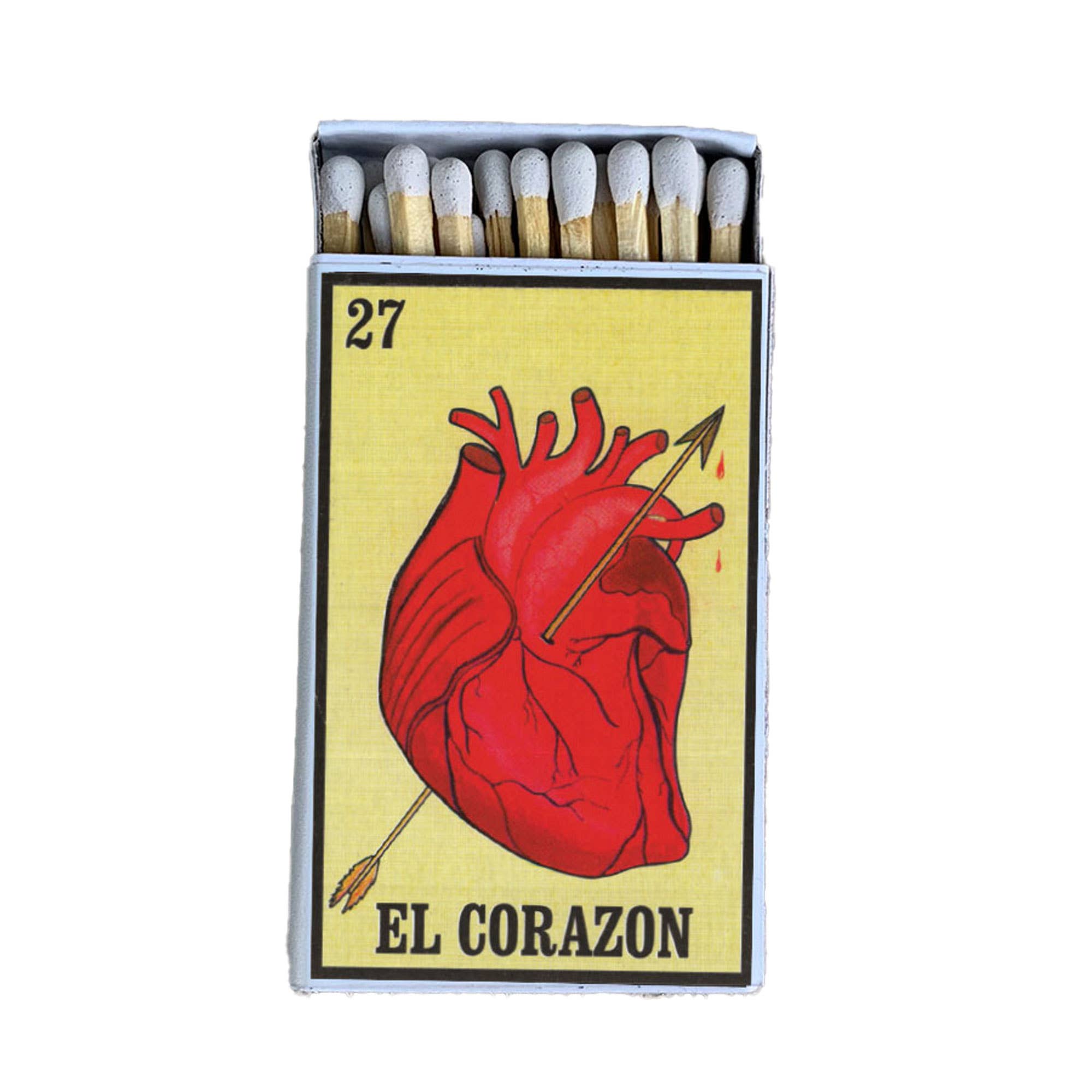 Loteria Corozon Matchbox • Candle Acc• Decorative Matches