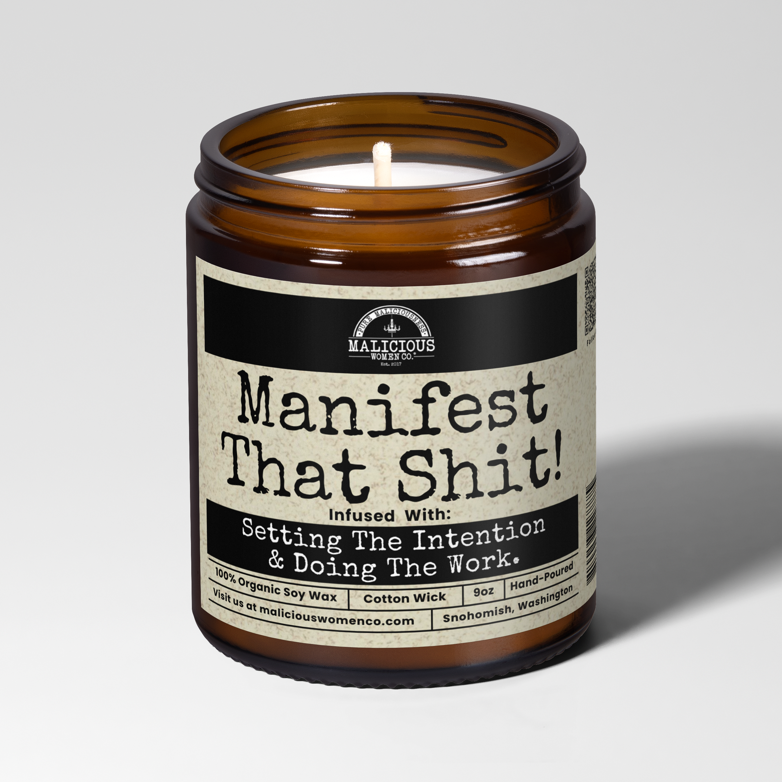 Manifest That Shit | 9oz Witch Candle | Malicious Women Co