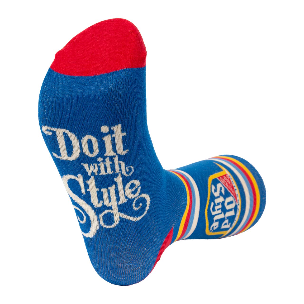 Old Style Vintage Stripe Dress Socks : S