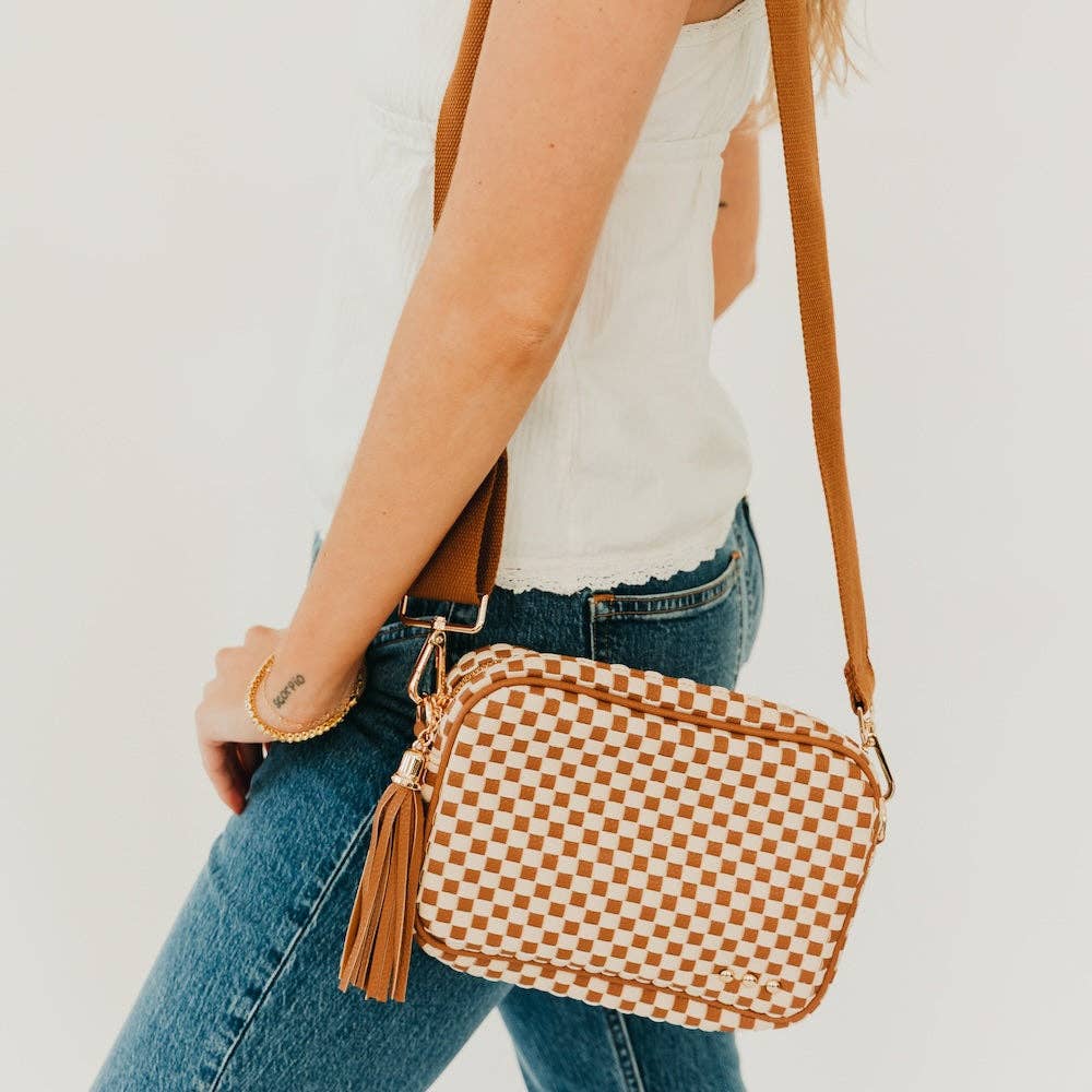 Woven Willow Camera Crossbody Bag Wholesale