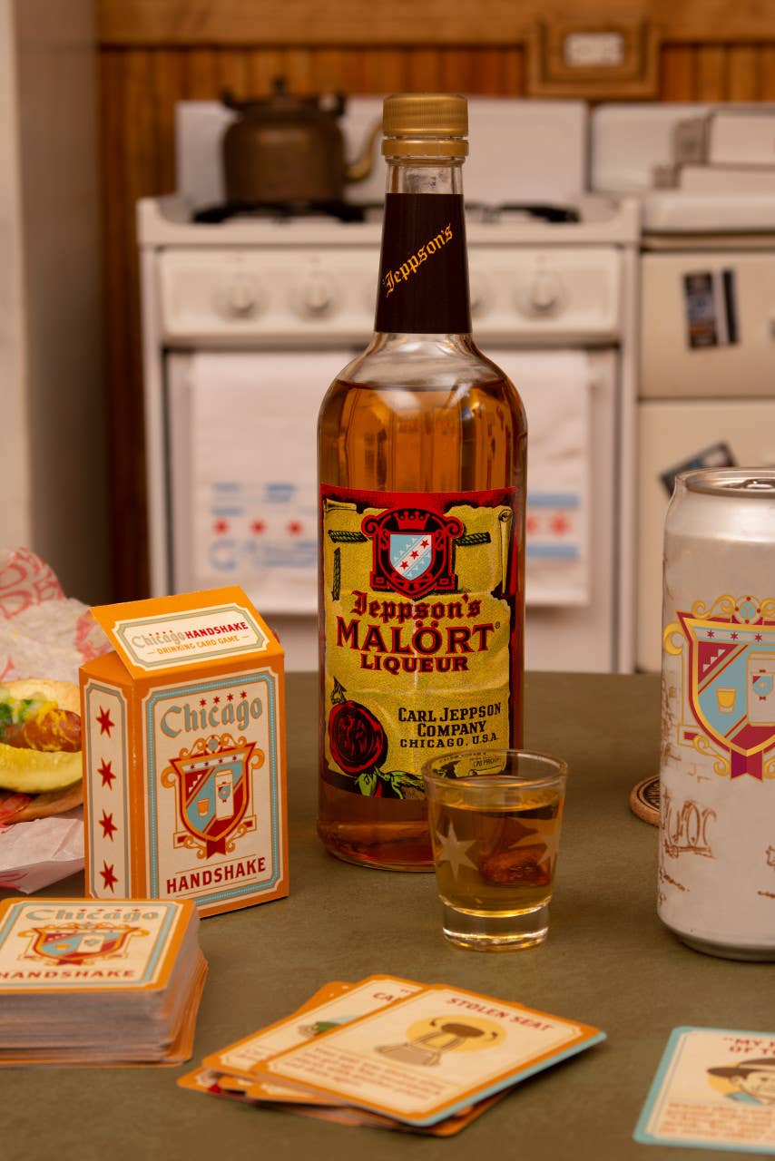 Chicago Handshake Drinking Card Game