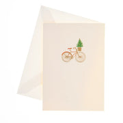 Bike with basket La Petite Noel Holiday Boxed Card