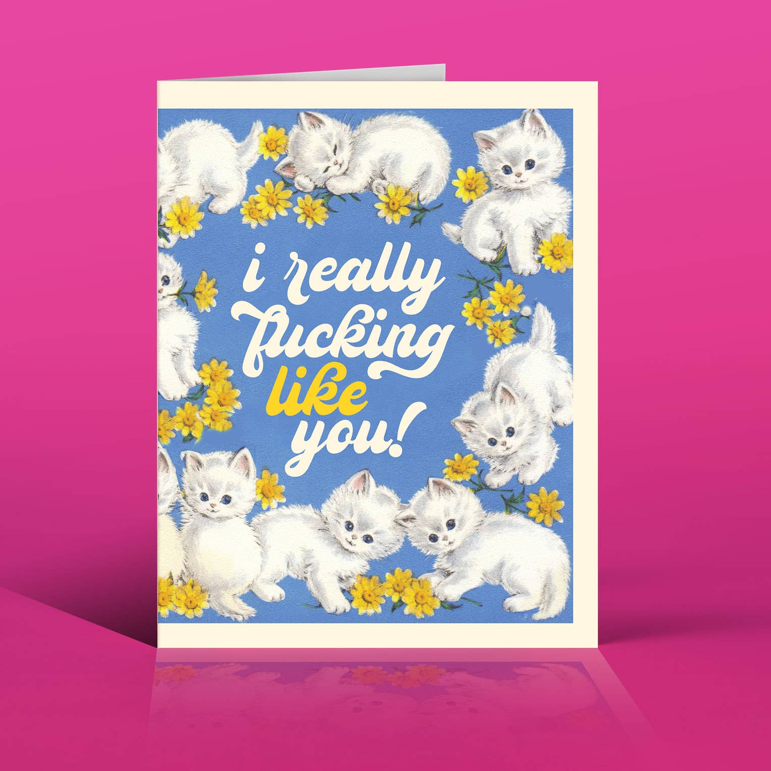 REALLY LIKE KITTENS! love card