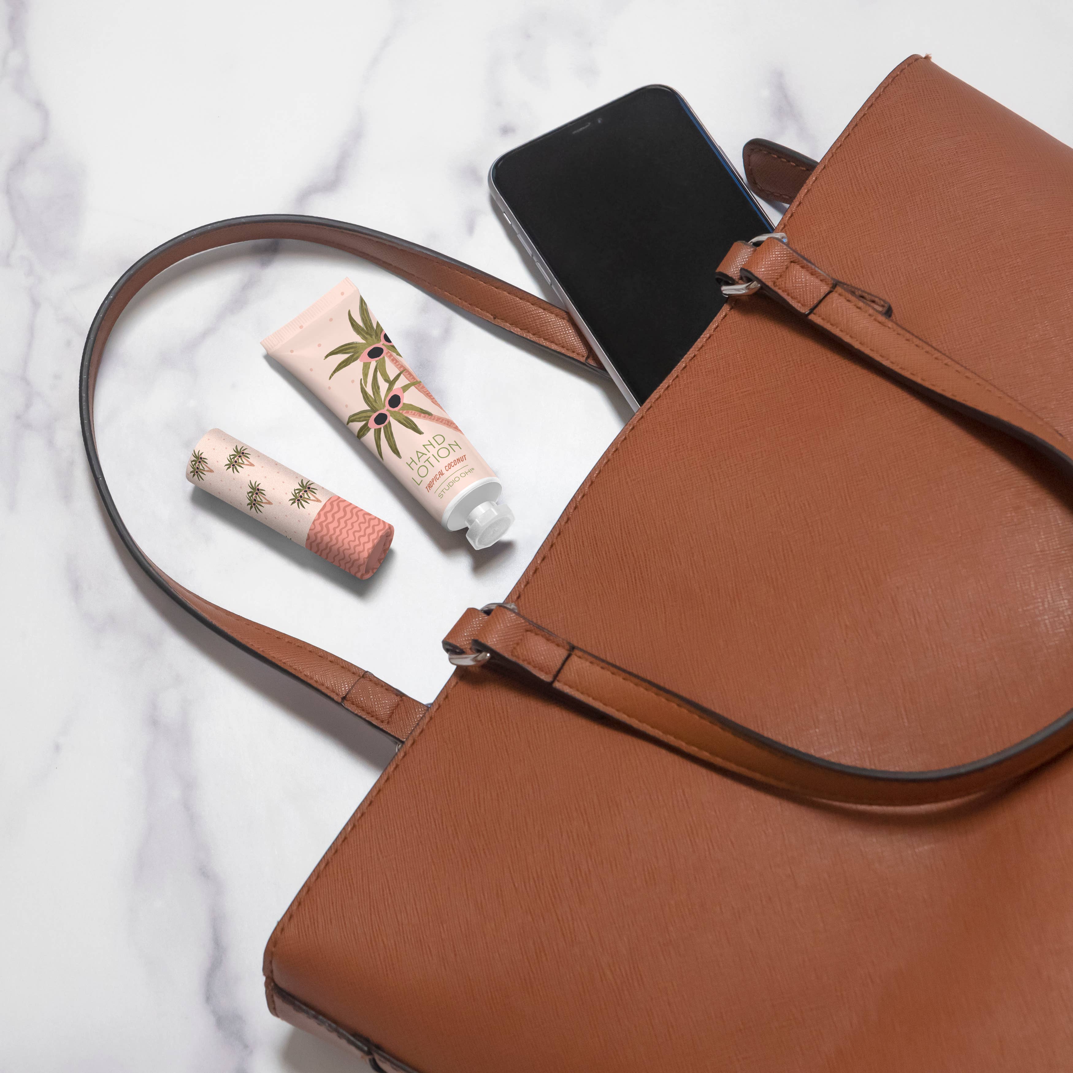 Sunny Palms Lip Balm & Hand Lotion Set