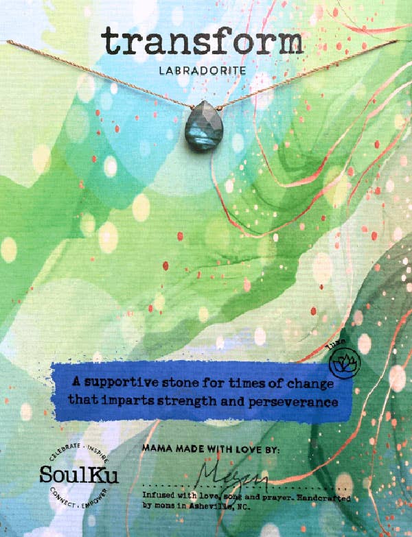 Labradorite Alive & Well Necklace for Transformation