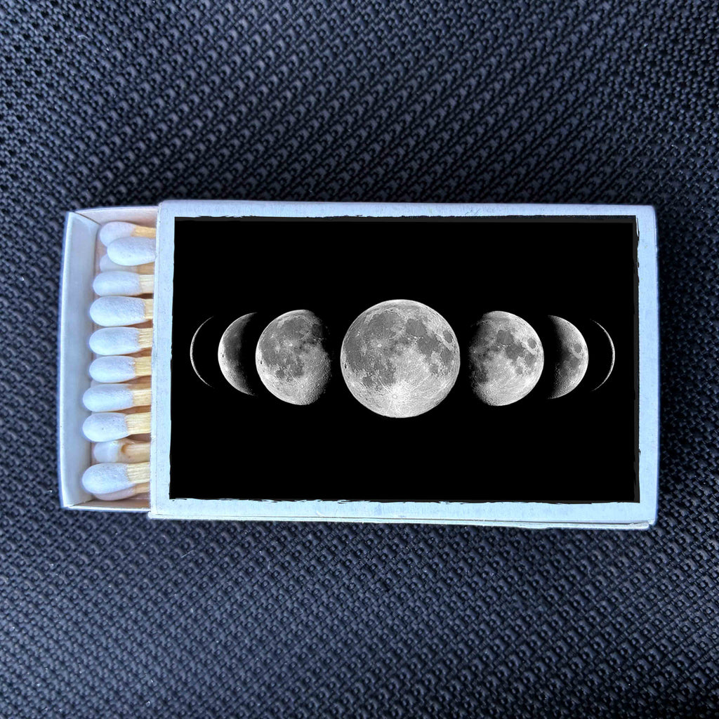 Matches • Moon Phases • Home Decor for Candles and Incense