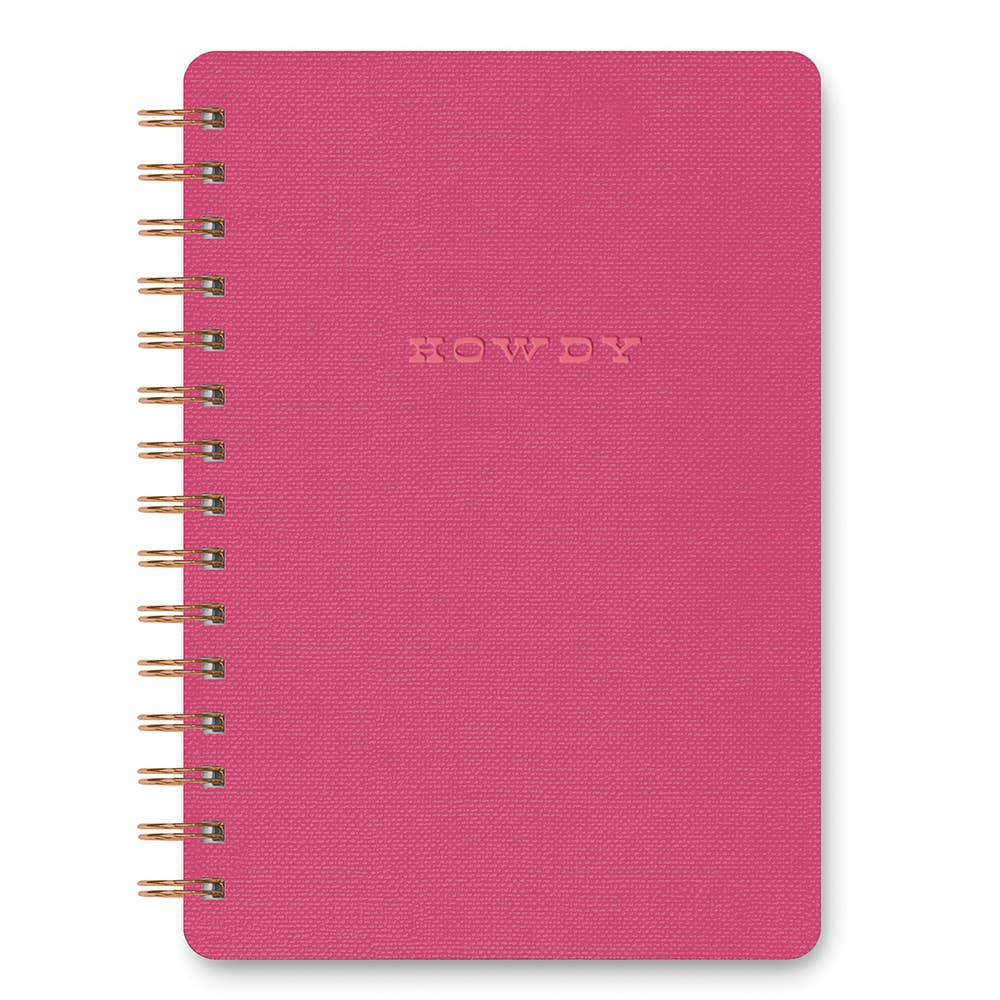 Howdy (Pink Punch) Agatha Notebook