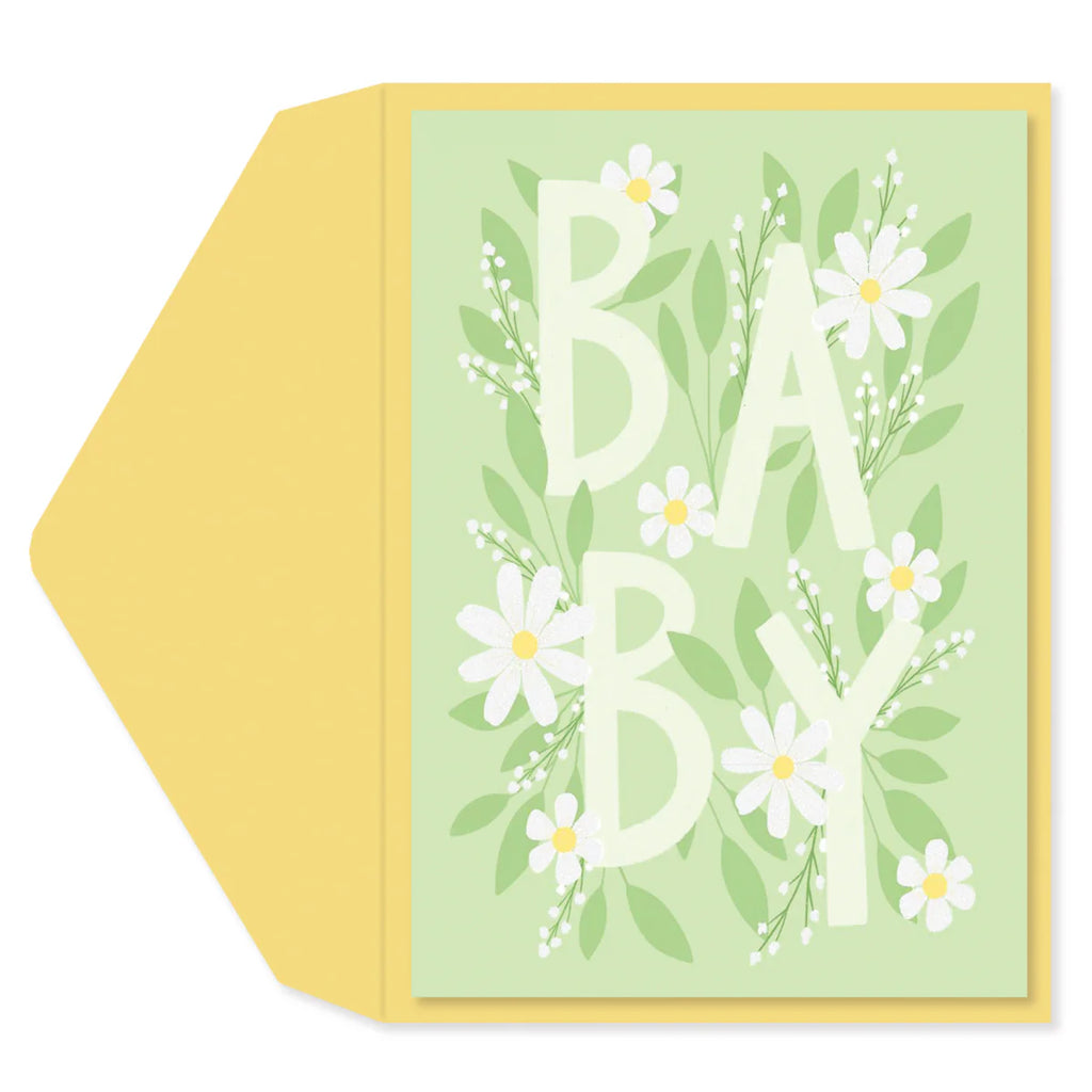 Daisy Baby Card