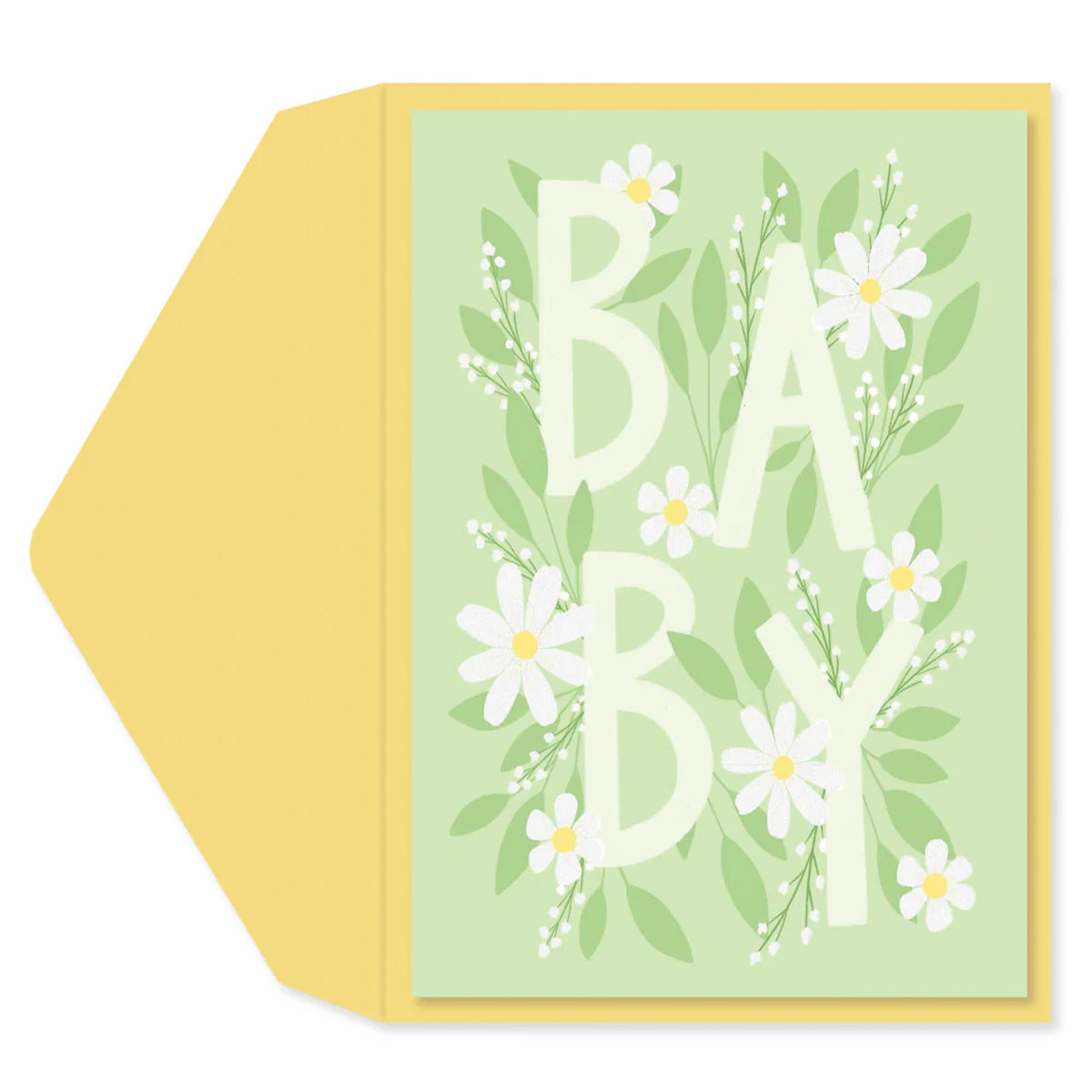 Daisy Baby Card