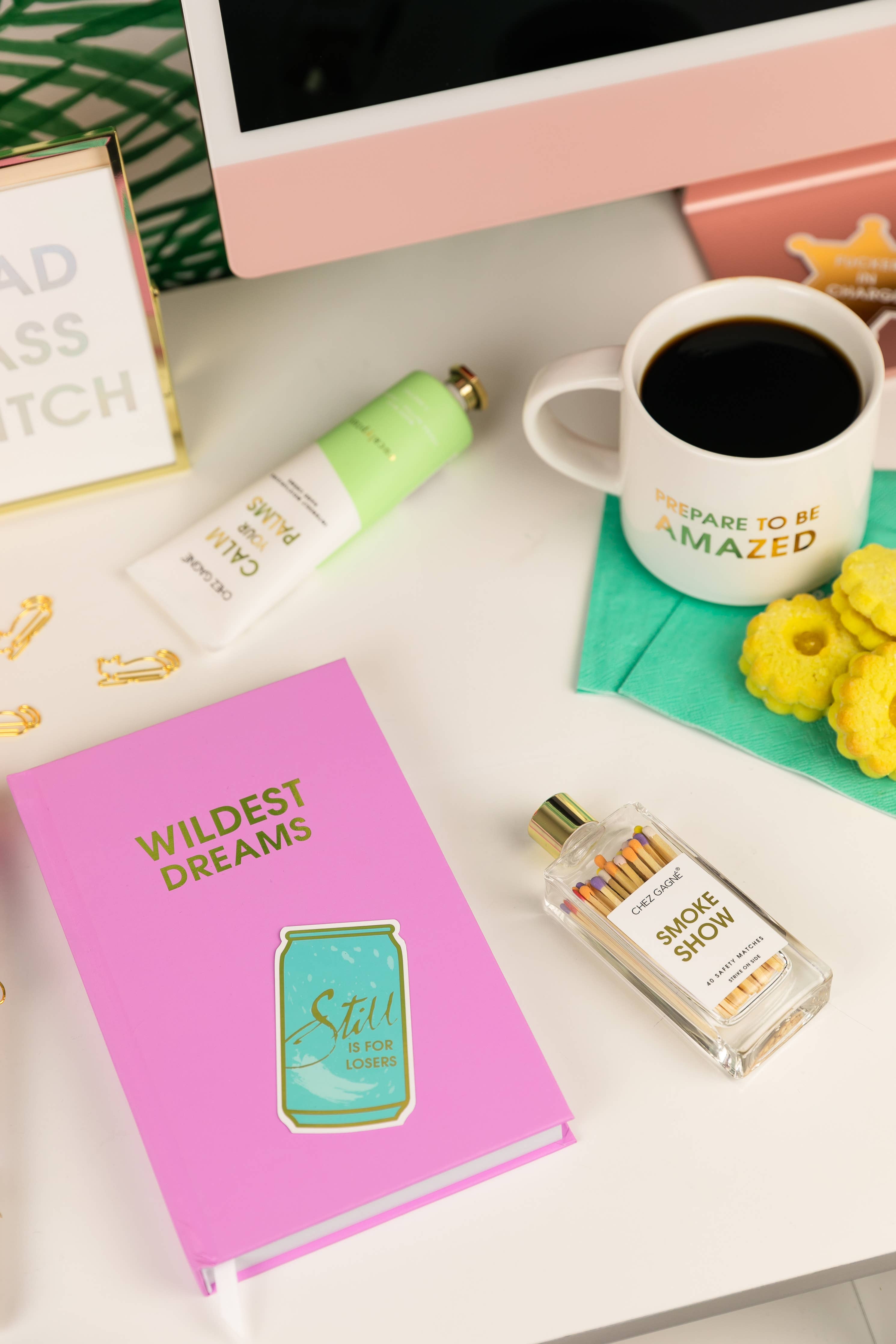 Smokeshow - Glass Bottle Safety Matches - Rainbow/Multi