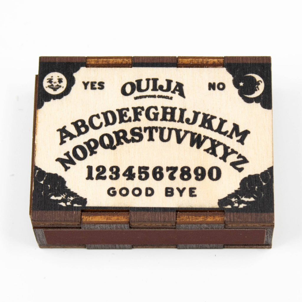 Wooden Matchbox • Ouija Board Matches • Candle Accessory