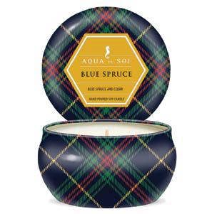 Blue Spruce 9oz Aqua De Soy Candle Tin