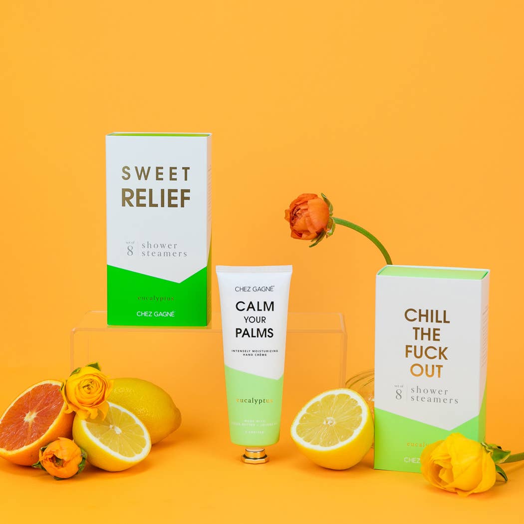 Sweet Relief - Aromatherapy Shower Steamers - Eucalyptus - Set of 8