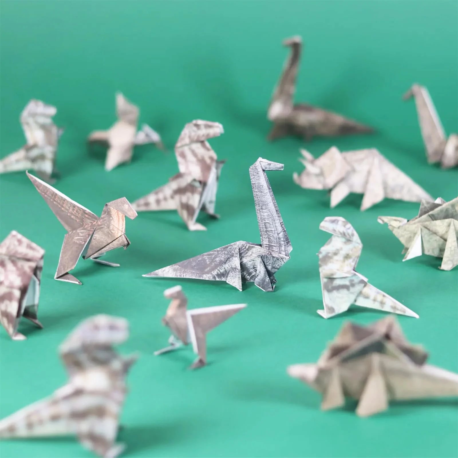 Fold Your Own Paper Dinosaurs