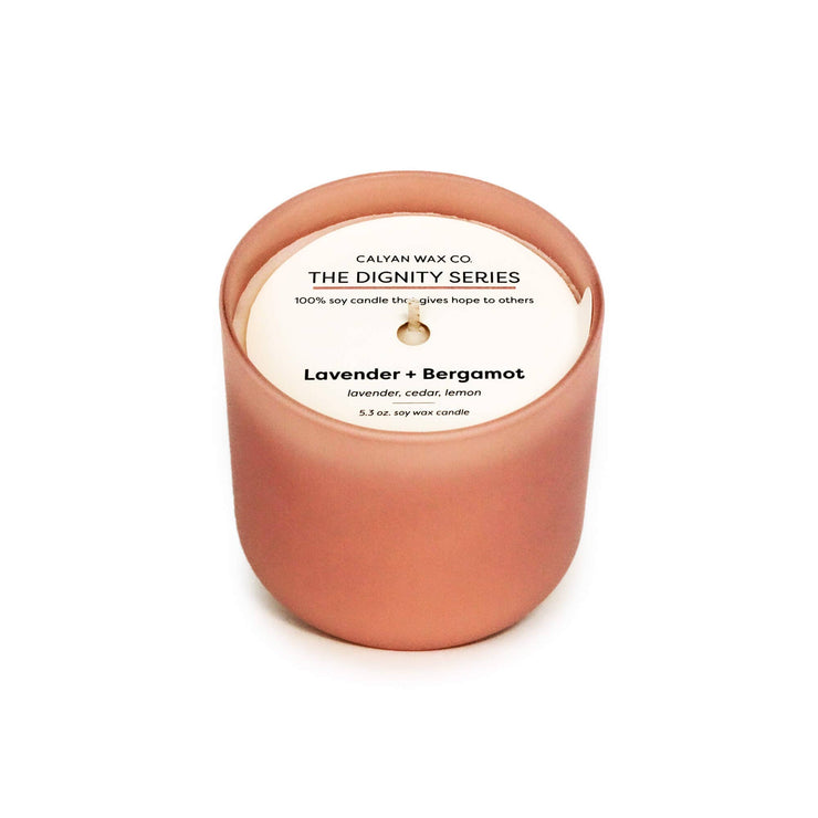 Lavender + Bergamot Dignity Series Soy Candle