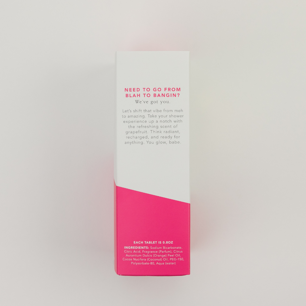 Glow Up - Aromatherapy Shower Steamers - Grapefruit - Set of 8