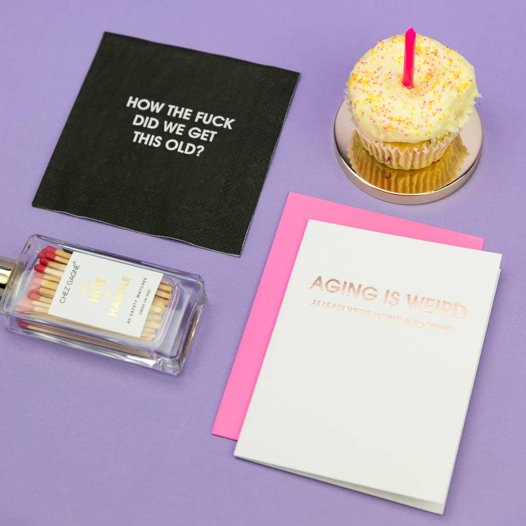 Too Hot To Handle - Glass Bottle Safety Matches - Red