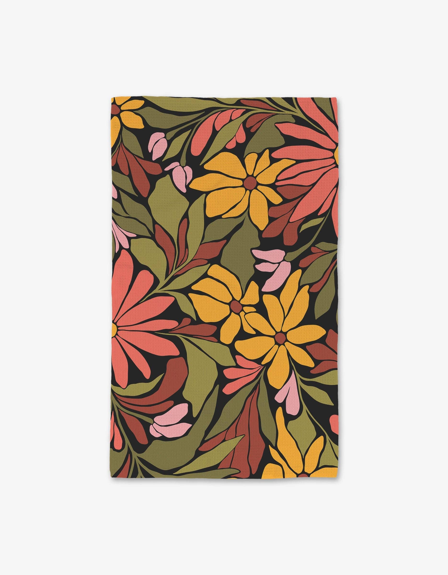 Blooming Black Tea Towel