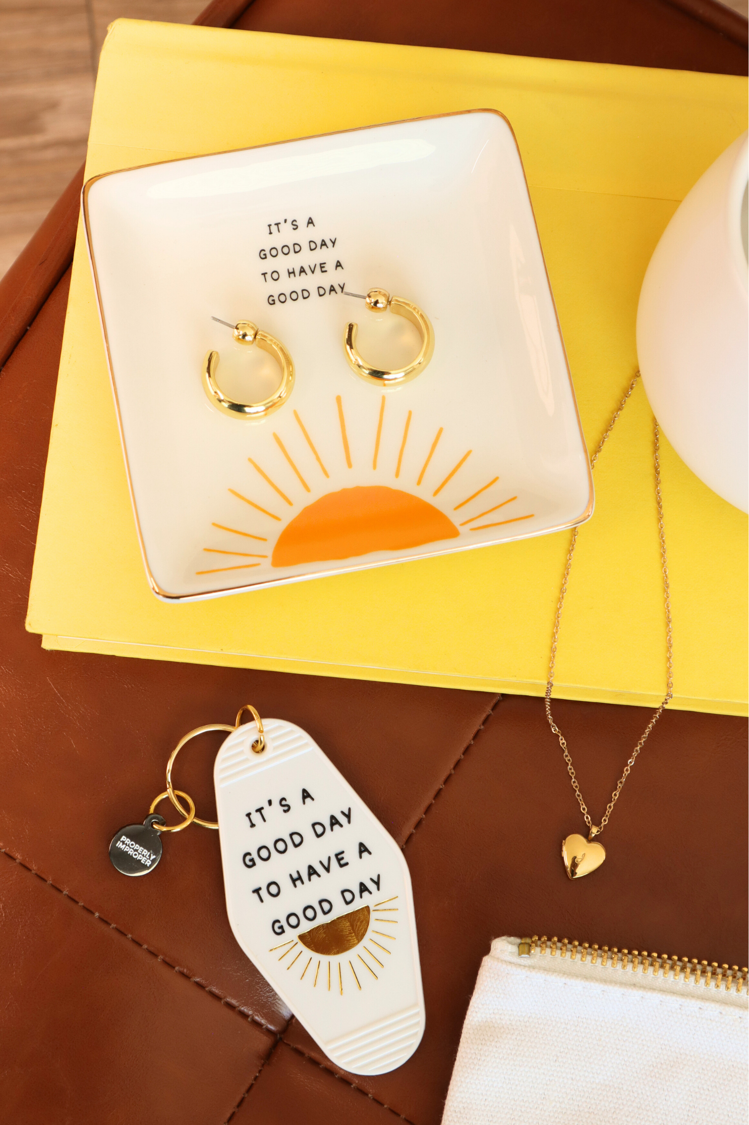Square Trinket Tray It's A Good Day