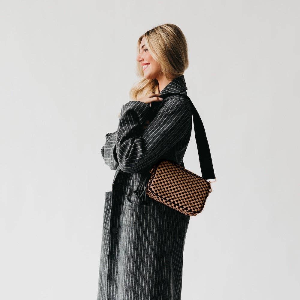 Woven Willow Camera Crossbody Bag Wholesale