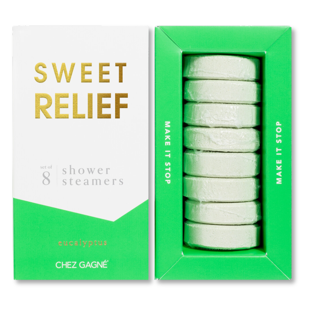 Sweet Relief - Aromatherapy Shower Steamers - Eucalyptus - Set of 8