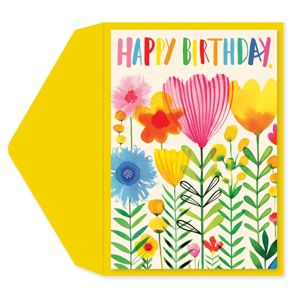 Birthday Flowers Card