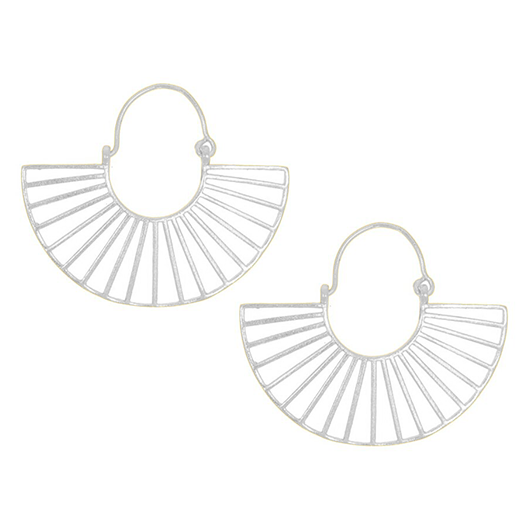 Helios Brass Earrings