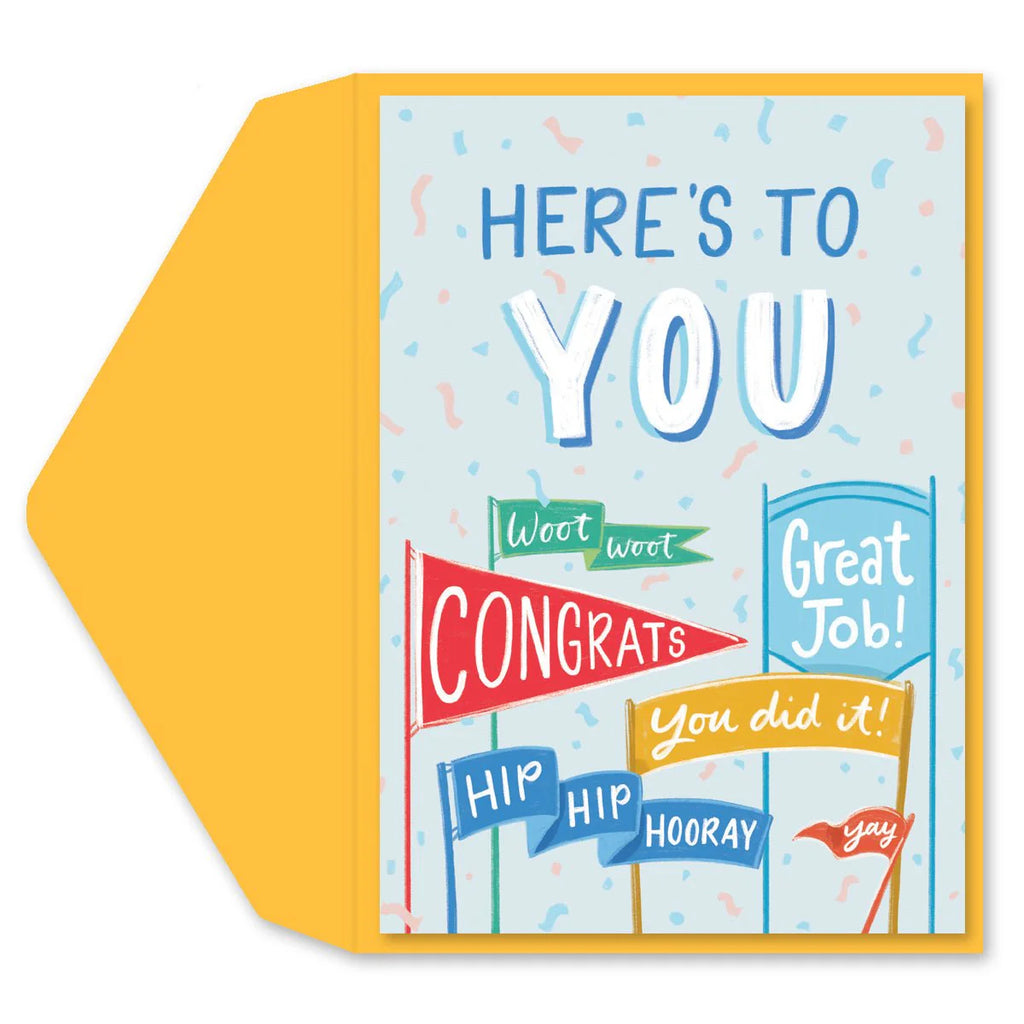 Here's To you - Graduation Card