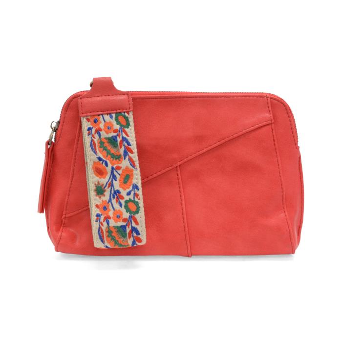 Gigi Crossbody with Woven Wristlet Strap