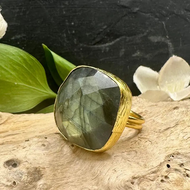 Large Square Cocktail Ring