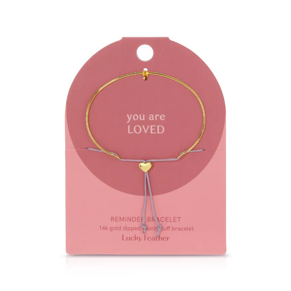 Lucky Feather Reminder Bracelets