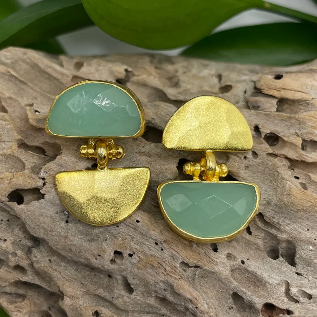 Reverse Half Circle Earrings