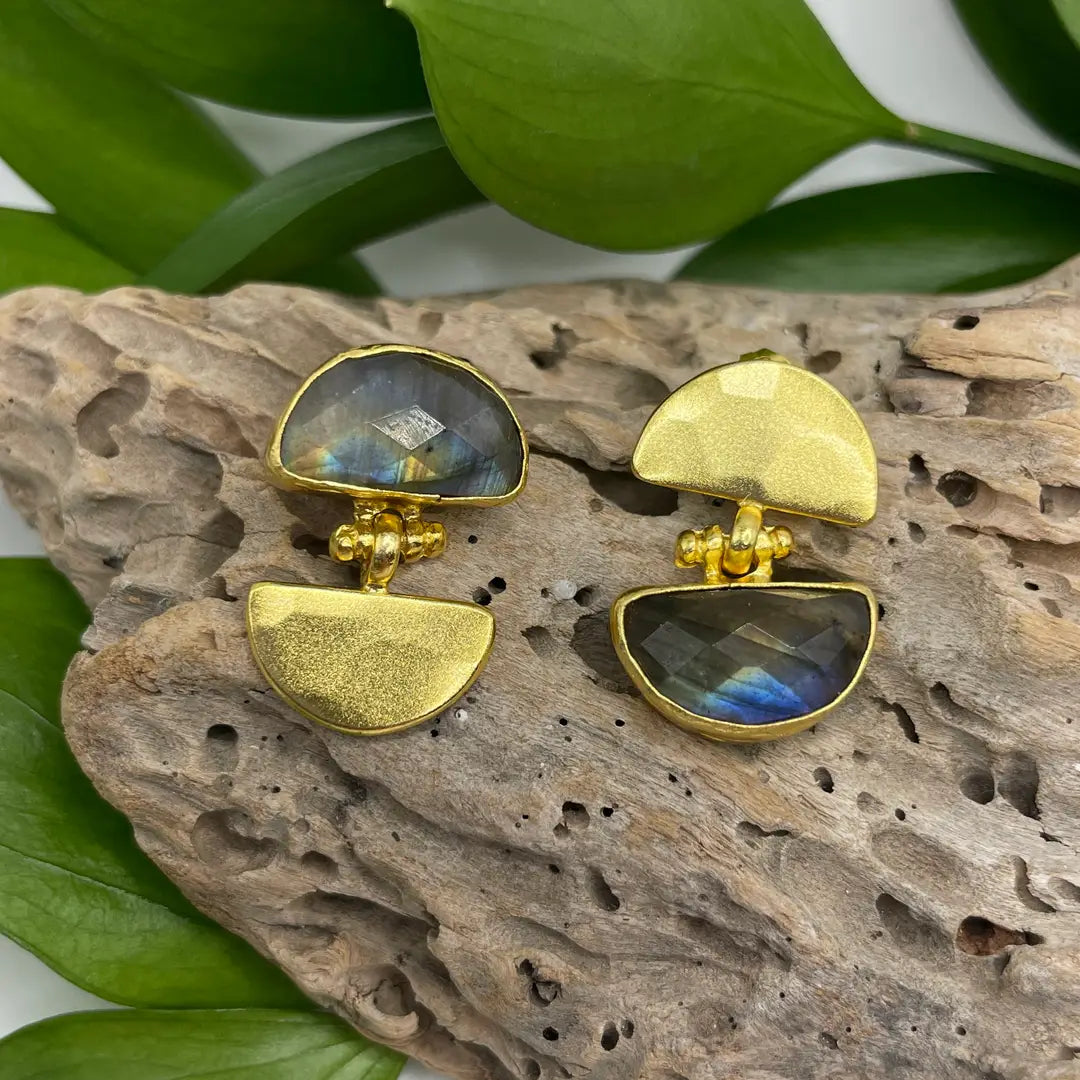 Reverse Half Circle Earrings