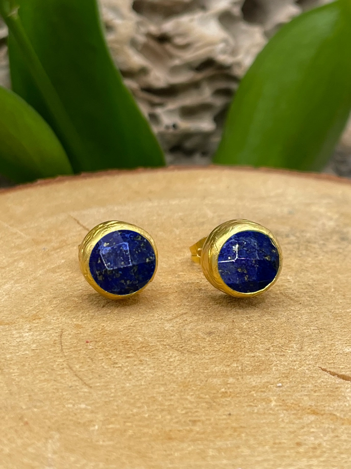 Round Stone Studs