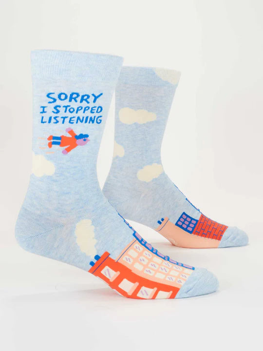 Sorry I Stopped Listening M-Crew Socks