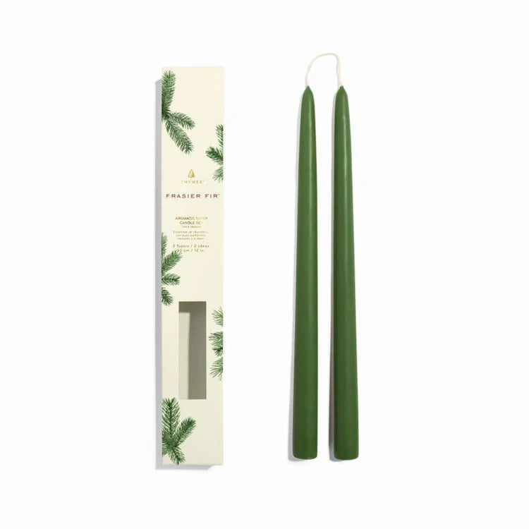 Frasier Fir Aromatic Taper Candle Set