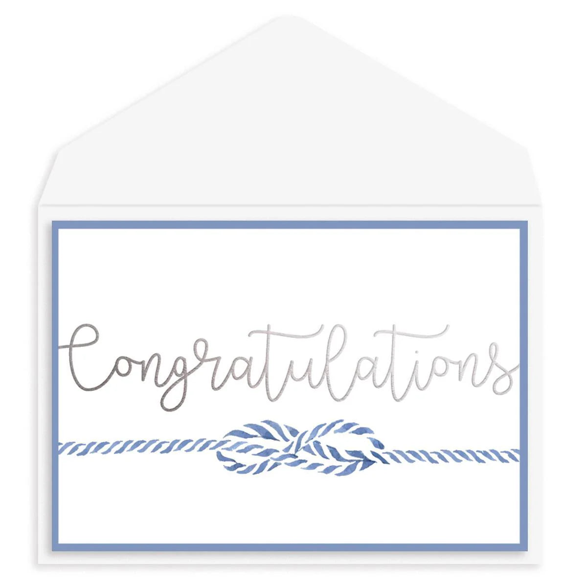 Tying The Knot Wedding Card