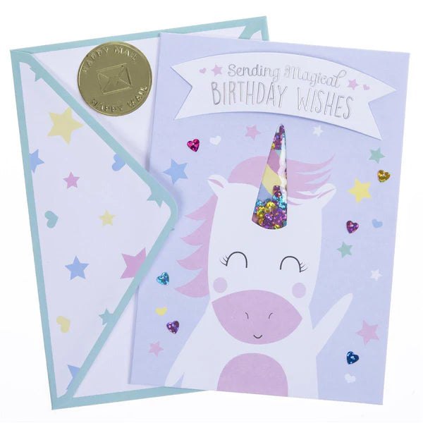 Unicorn Handmade Birthday Card
