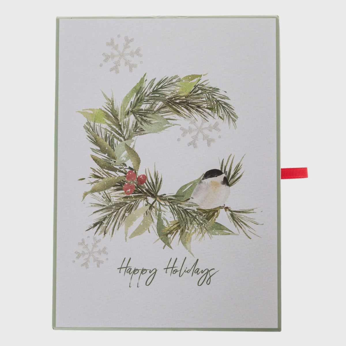 Winter Bird Holiday Slider - Boxed Cards