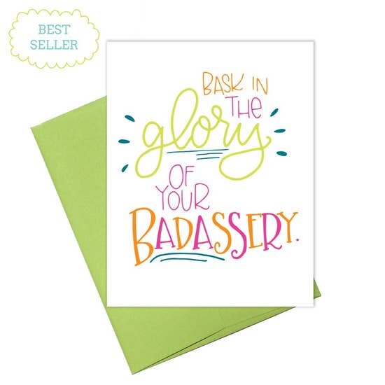 Glory of Badassery Card - One Strange Bird