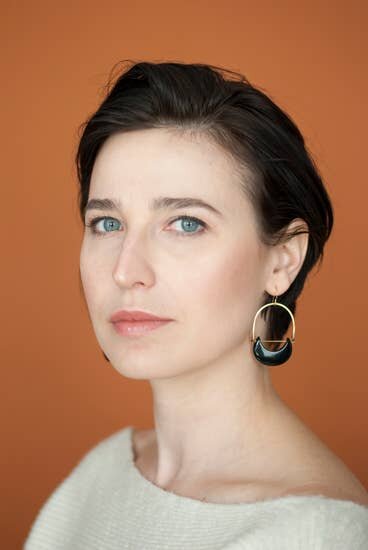 XL Onyx Eclipse Earrings - One Strange Bird