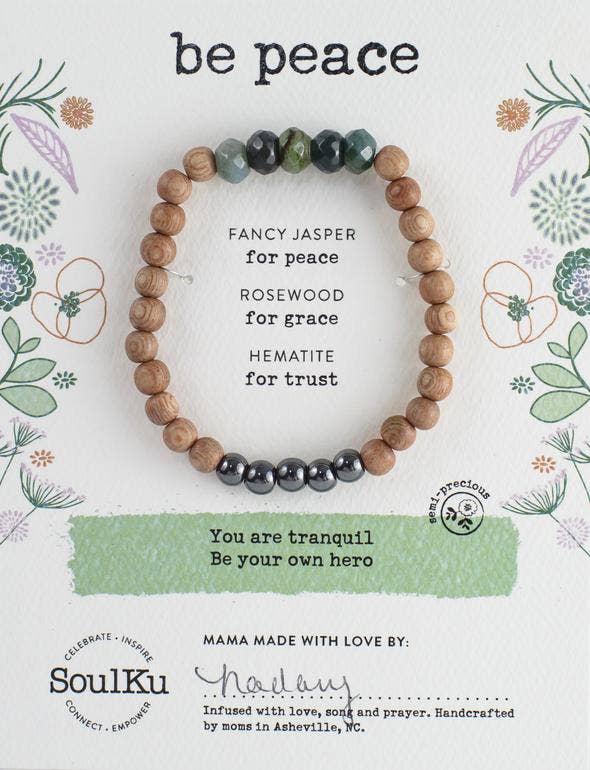 Fancy Jasper Be Your Own Hero Bracelet to Be Peace - BYOHFJ