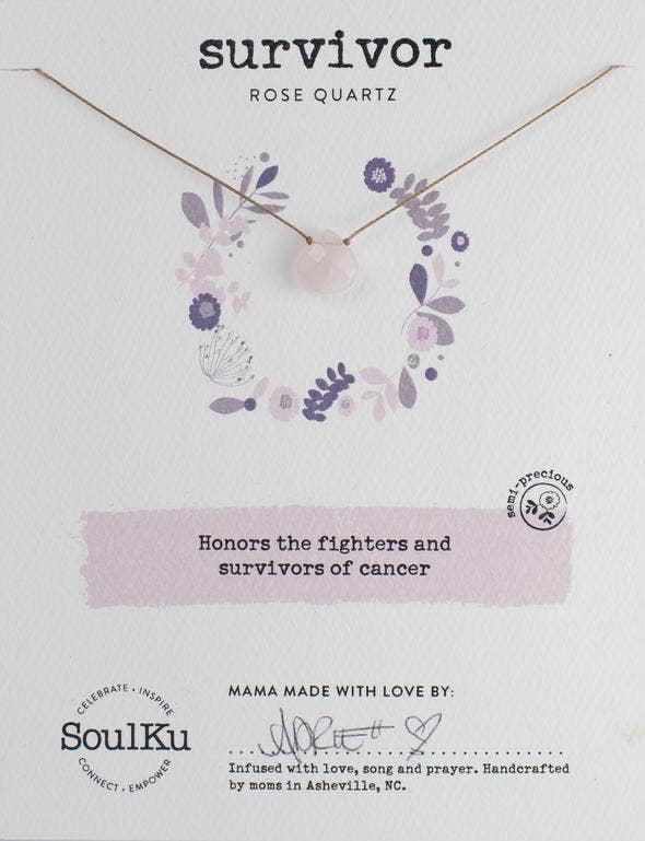 Soul-Full Necklace Rose Quartz - Survivor