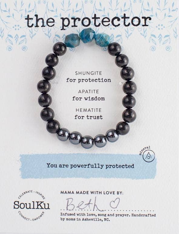 Women's Protector Shungite & Apatite Bracelet - PTBRW