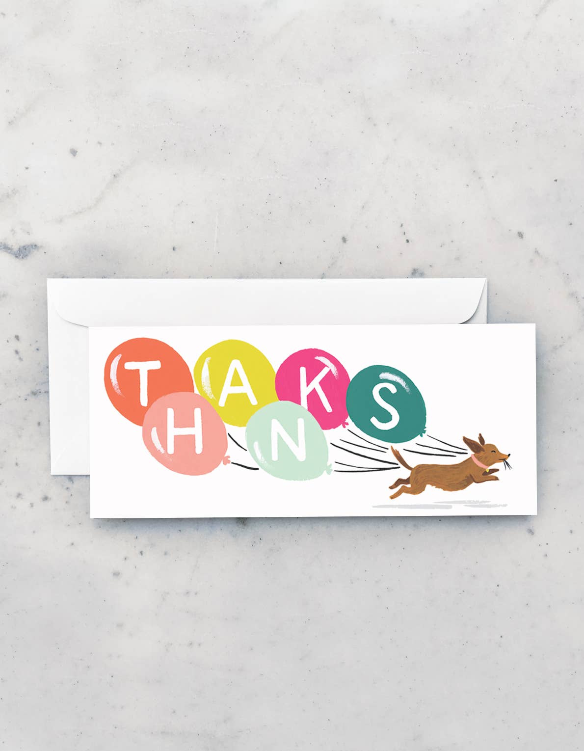 Thanks Doxie Card - One Strange Bird