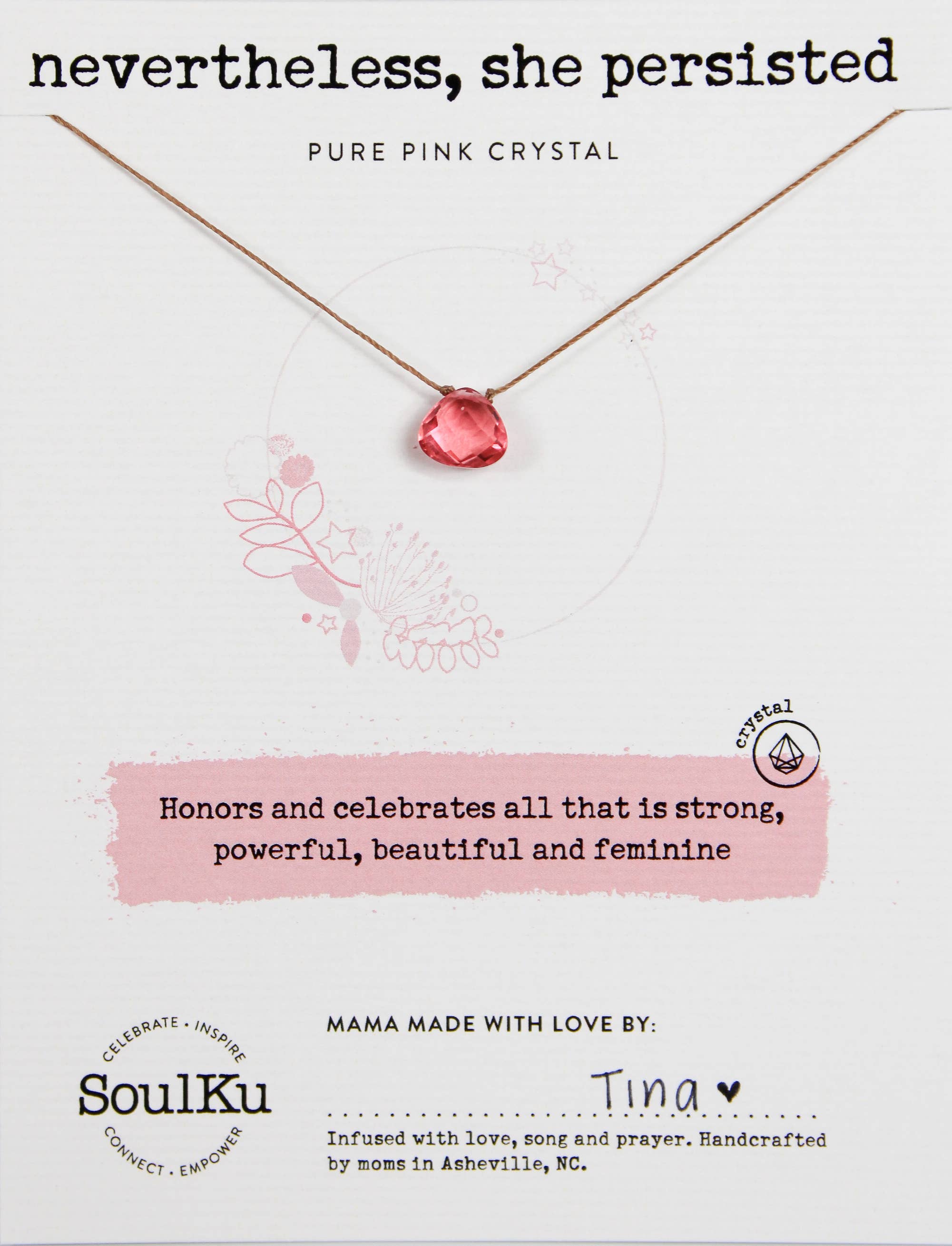 Pure Pink Soul Shine for Nevertheless She Persisted - SS11 - One Strange Bird