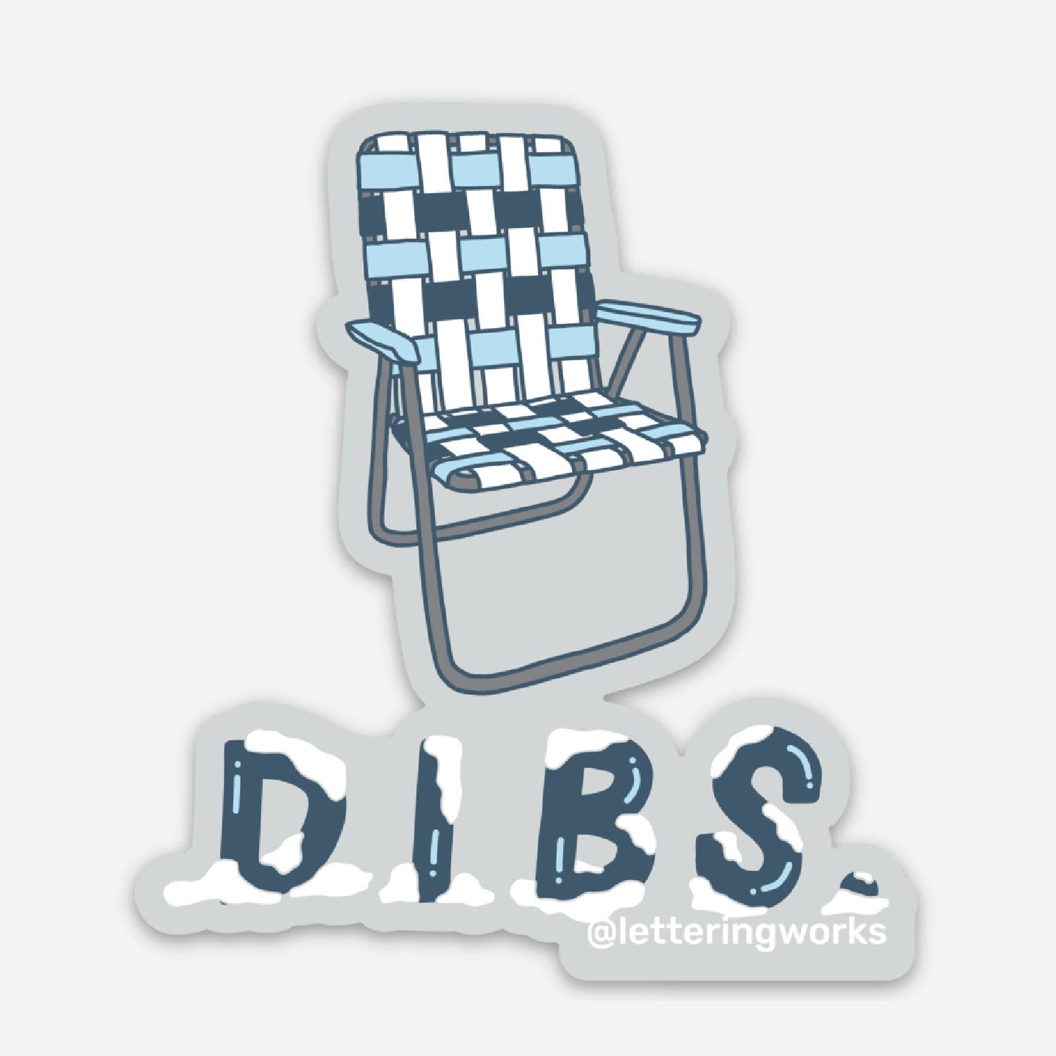 Chicago Dibs Sticker
