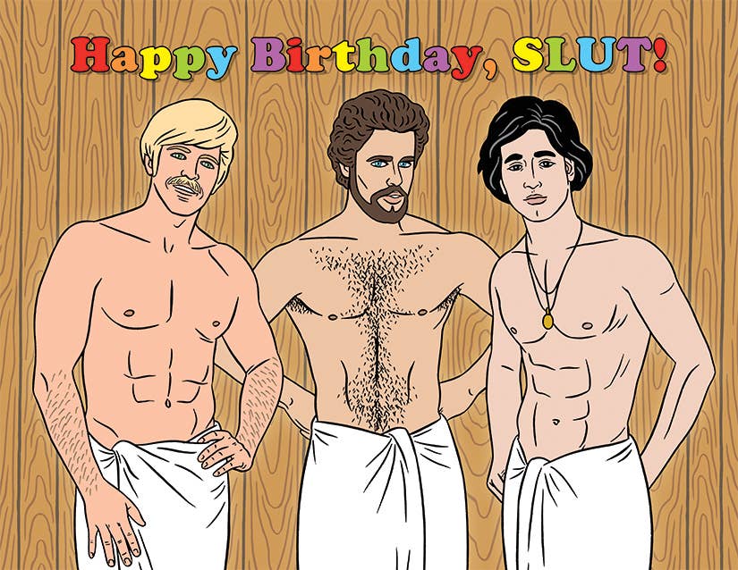 Happy Birthday Slut Card