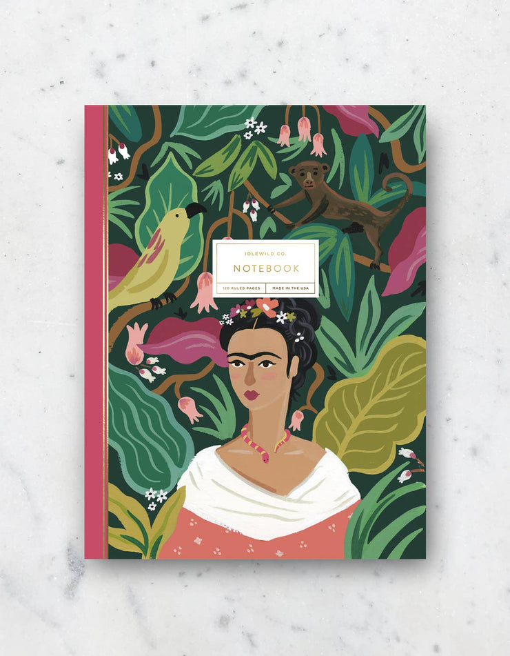 Frida Notebook - 120 Pages - One Strange Bird